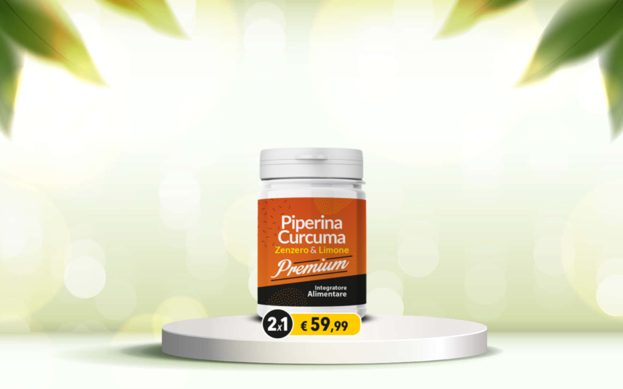 Scopri piperina e curcuma premium: il detox naturale per intestino e metabolismo