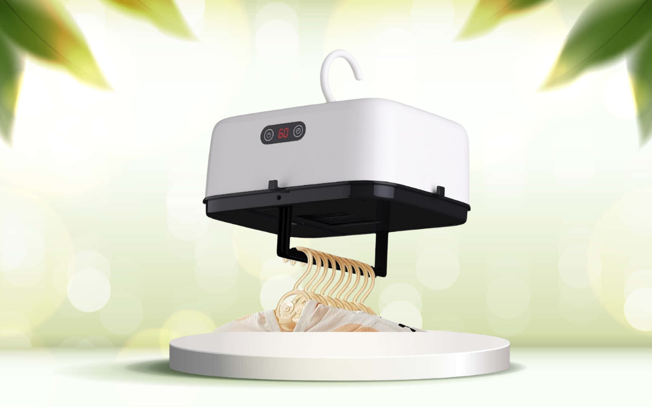 Asciuga i tuoi vestiti ovunque: scopri l’asciugatrice portatile compatta e potente